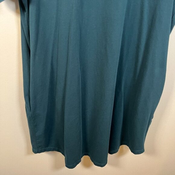 Universal Standard Halie T-shirt Dress Size Small 14/16 Green Minimal Comfy - Picture 5 of 8